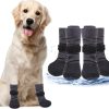 Anti Slip Dogs Shoes for Hot/Cold Pavement, Senior Booties, Rubber Boots & Paw Protectors for Small Medium Large Size Dogs to Prevent Licking, Grippy Socks for Hardwood Floors, Tiger XL